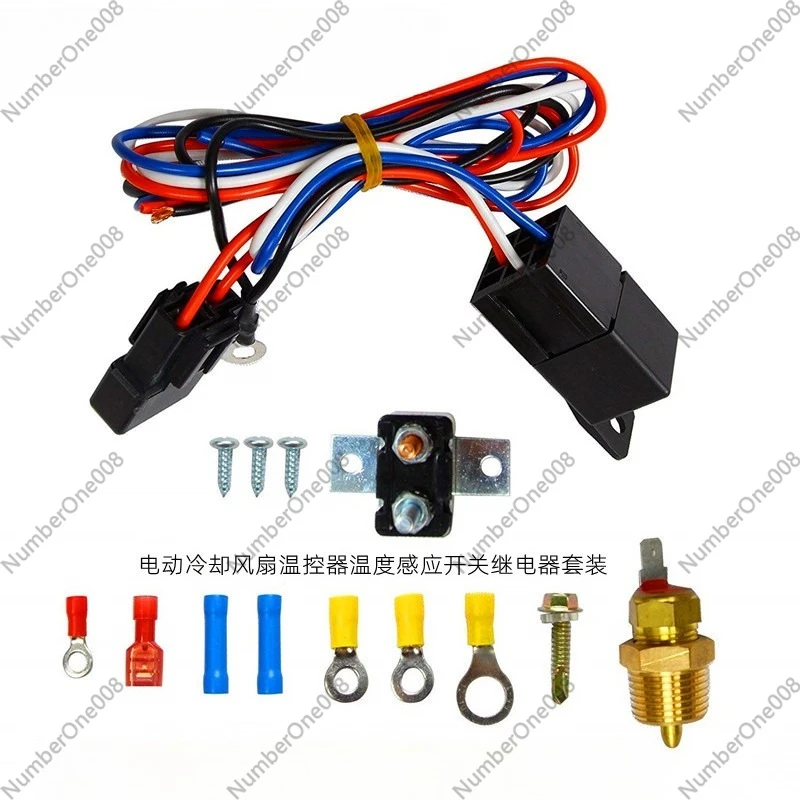 40A 12V 175-185°F Electric Cooling Fan Thermostat Switch Relay Kit for Car Radiator
40A 12V 175-185°F Electric Cooling Fan Thermostat Switch Relay Kit for Car Radiator