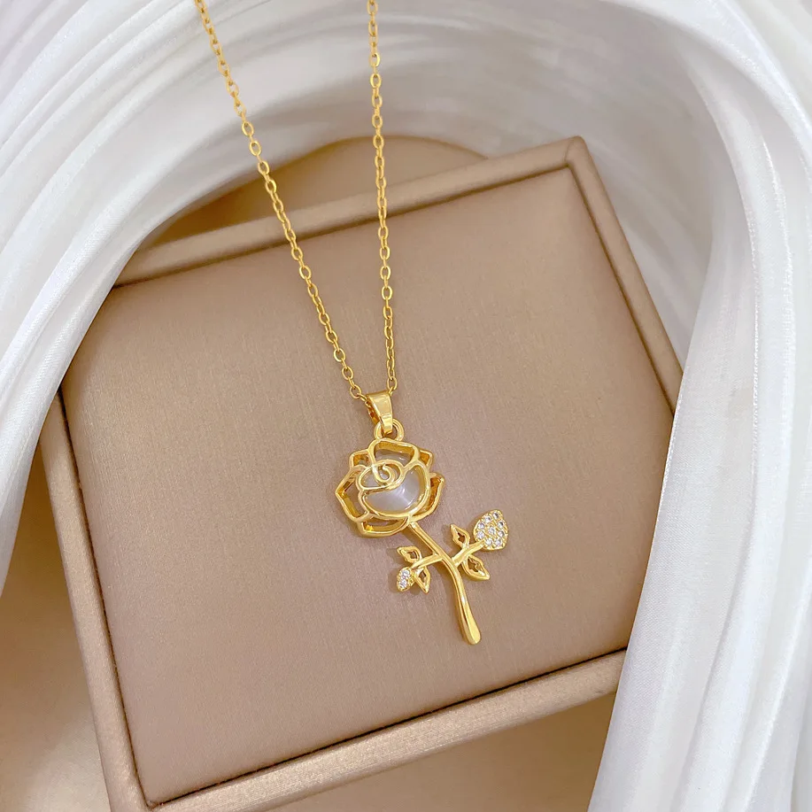 Full Diamond Light Luxury Temperament Gorgeous Full Diamond Necklace Female Versatile Collarbone Chain Titanium Steel
Full Diamond Light Luxury Temperament Gorgeous Full Diamond Necklace Female Versatile Collarbone Chain Titanium Steel