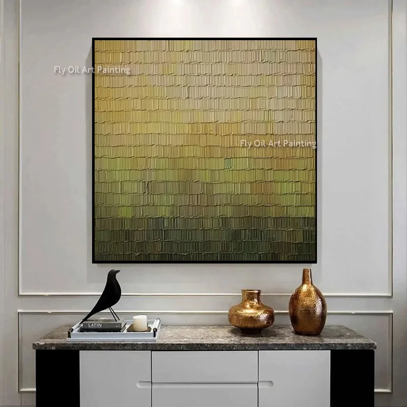 Fashion Green Grey Large Simple Oil Painting Original Brown Yellow Canvas Texture Thick Home Wall Art Items For Decor As Gift
Fashion Green Grey Large Simple Oil Painting Original Brown Yellow Canvas Texture Thick Home Wall Art Items For Decor As Gift
