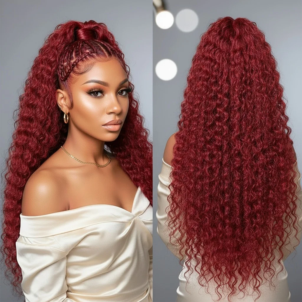 Цветной бордовый вьющийся парик из человеческих волос, предварительно выщипанные с детскими волосами для женщин, плотность 200, 13X6, 13X4, Hd, кружевные передние парики с глубокими волнами
Цветной бордовый вьющийся парик из человеческих волос, предварительно выщипанные с детскими волосами для женщин, плотность 200, 13X6, 13X4, Hd, кружевные передние парики с глубокими волнами