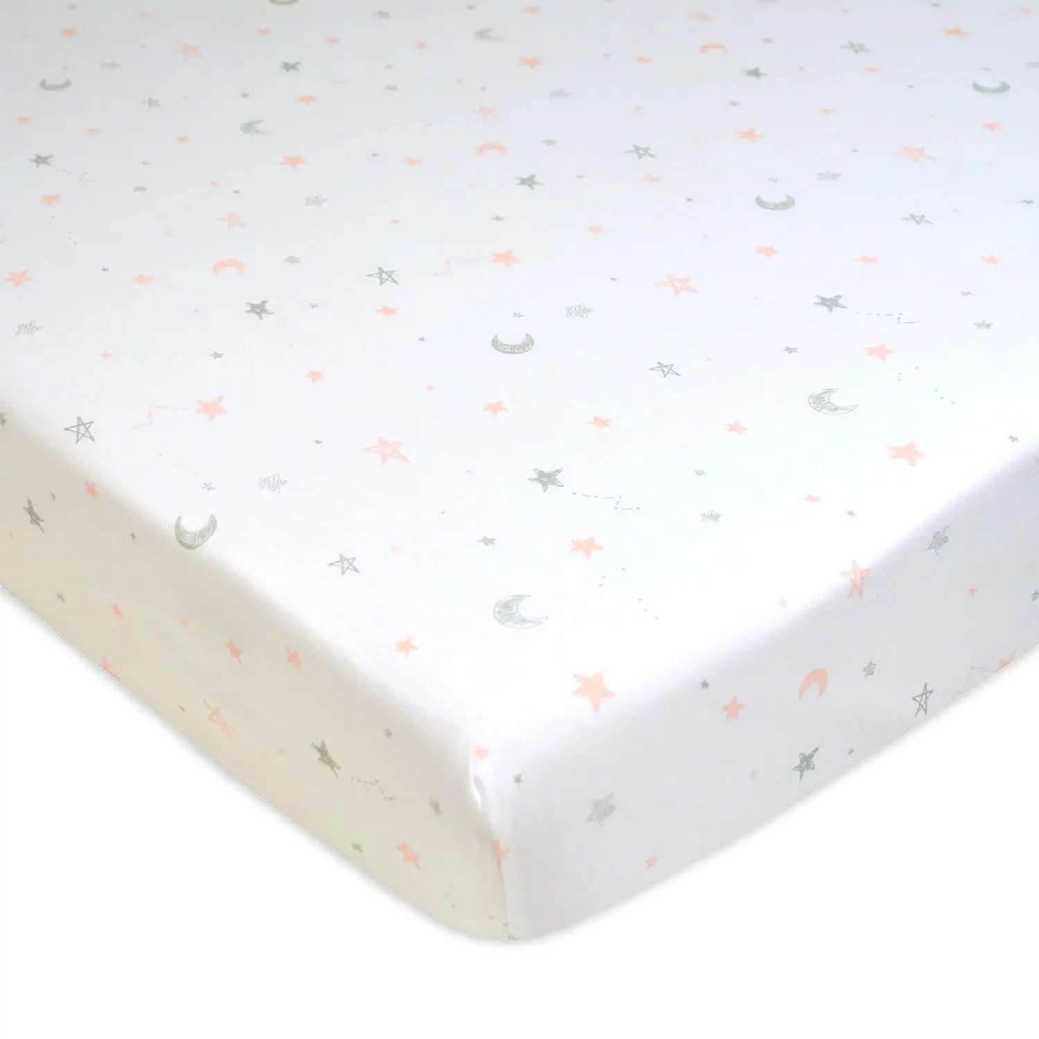 Fitted Mini Crib Sheet 24"" X 38"", Soft Breathable Neutral 100% Cotton Jersey Portable Sheet, Pink Stars And Moons, For Boys
Fitted Mini Crib Sheet 24"" X 38"", Soft Breathable Neutral 100% Cotton Jersey Portable Sheet, Pink Stars And Moons, For Boys
