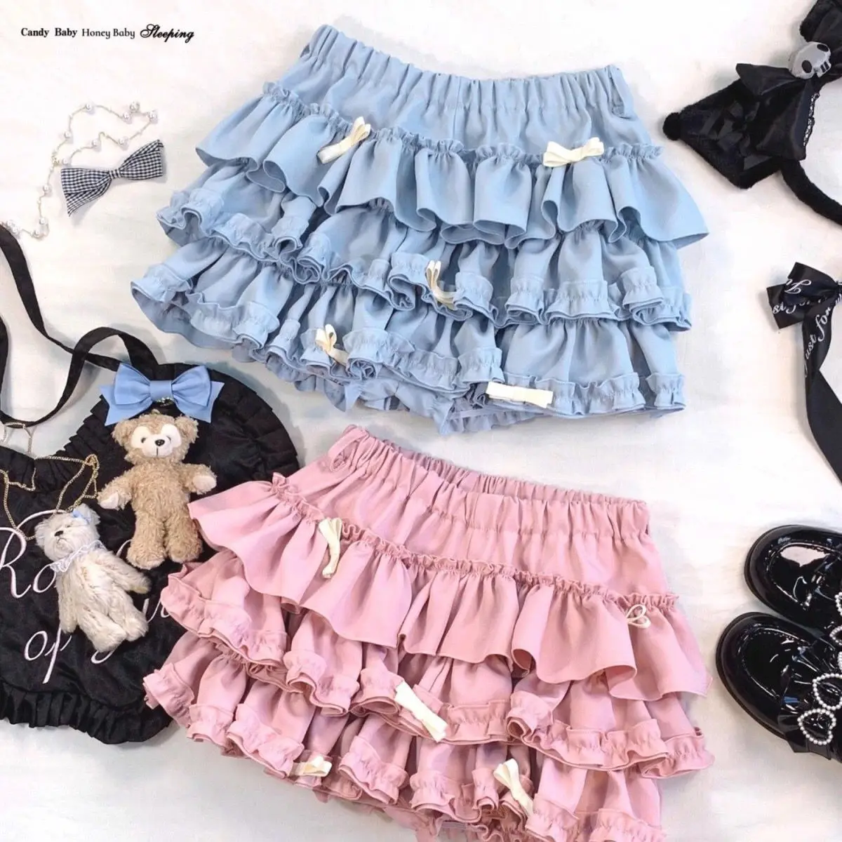 NONSAR Japanese Kawaii Lolita Pleated Skirts Women High Waist Bow Fairy Y2k Aesthetic Mini Cake Skirt Sweet Faldas Mujer Moda
NONSAR Japanese Kawaii Lolita Pleated Skirts Women High Waist Bow Fairy Y2k Aesthetic Mini Cake Skirt Sweet Faldas Mujer Moda