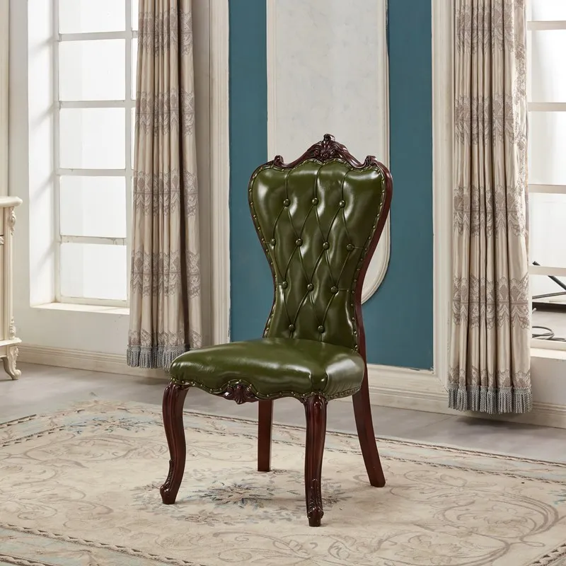 European-style Modern Simple Solid Wood Back Chair Light Luxury Comfortable Dining Chair Sencillo Y Bonito Dining Room Furniture
European-style Modern Simple Solid Wood Back Chair Light Luxury Comfortable Dining Chair Sencillo Y Bonito Dining Room Furniture
