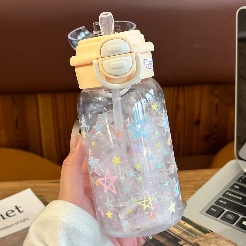 Star Plastic Cup Summer New 600ml Straw Cup Portable Coffee Juice Cup Children's Day Gift
Star Plastic Cup Summer New 600ml Straw Cup Portable Coffee Juice Cup Children's Day Gift