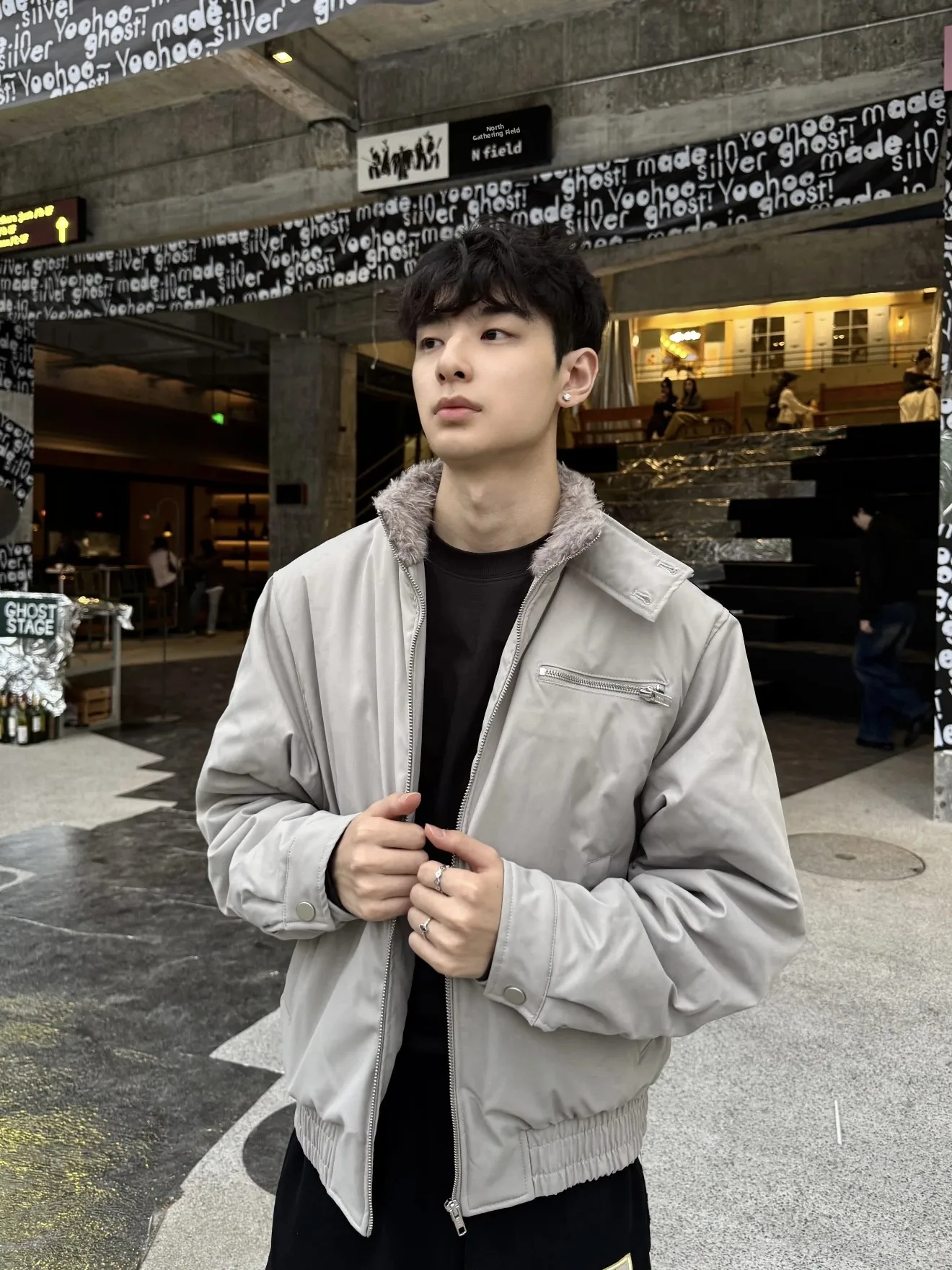 American Sle Men's Bomber Jaet with Fur Collar Warmth Winter f Stand Collar Thi Outerwear Casual Long Sve Coat
American Sle Men's Bomber Jaet with Fur Collar Warmth Winter f Stand Collar Thi Outerwear Casual Long Sve Coat