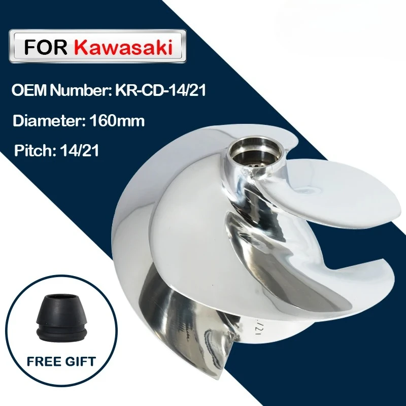 Fit Kawasaki Jet Ski Impeller ULTRA 310X SE 310LX 310R 300X 300LX 160mm 3 Blades Replaced Solas KR-CD-14/21
Fit Kawasaki Jet Ski Impeller ULTRA 310X SE 310LX 310R 300X 300LX 160mm 3 Blades Replaced Solas KR-CD-14/21