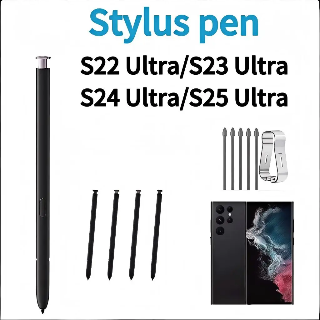 Стилус для Samsung Galaxy S22U/S23U/S24U/S25Ultra, сменный сенсорный стилус S Pen для S25/S24/S23/S22Ultra, 4096 уровней чувствительности к нажатию
Стилус для Samsung Galaxy S22U/S23U/S24U/S25Ultra, сменный сенсорный стилус S Pen для S25/S24/S23/S22Ultra, 4096 уровней чувствительности к нажатию