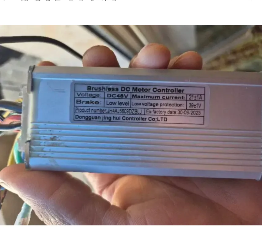 JH4AJ5609DZBLJ( customized)Brushless DC48V JH Motor Controller Model Electric Bicycle Accessories
JH4AJ5609DZBLJ( customized)Brushless DC48V JH Motor Controller Model Electric Bicycle Accessories