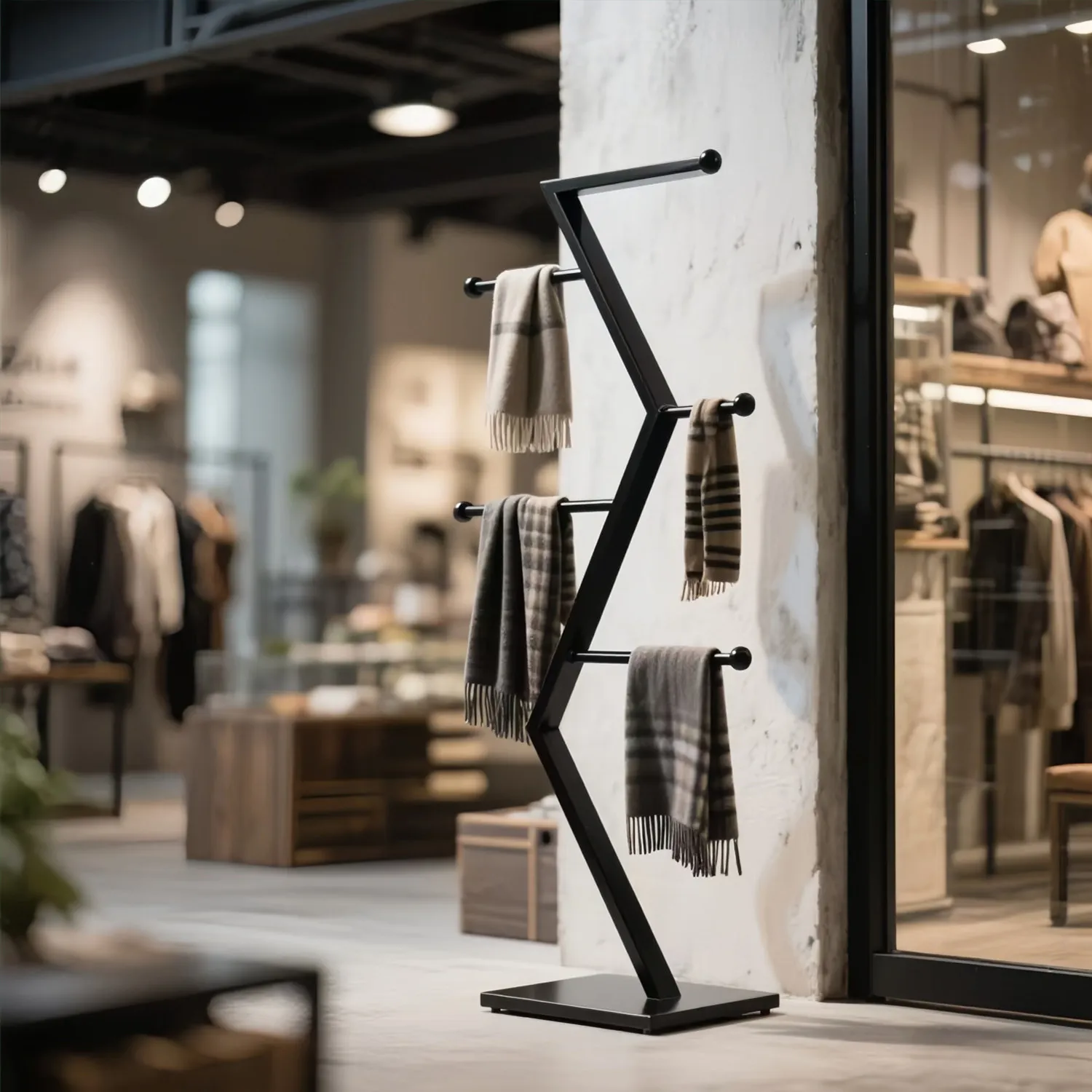 Clothing store display rack Floor-to-ceiling creative scarf silk scarf display rack jeans pants multi-functional display rack
Clothing store display rack Floor-to-ceiling creative scarf silk scarf display rack jeans pants multi-functional display rack