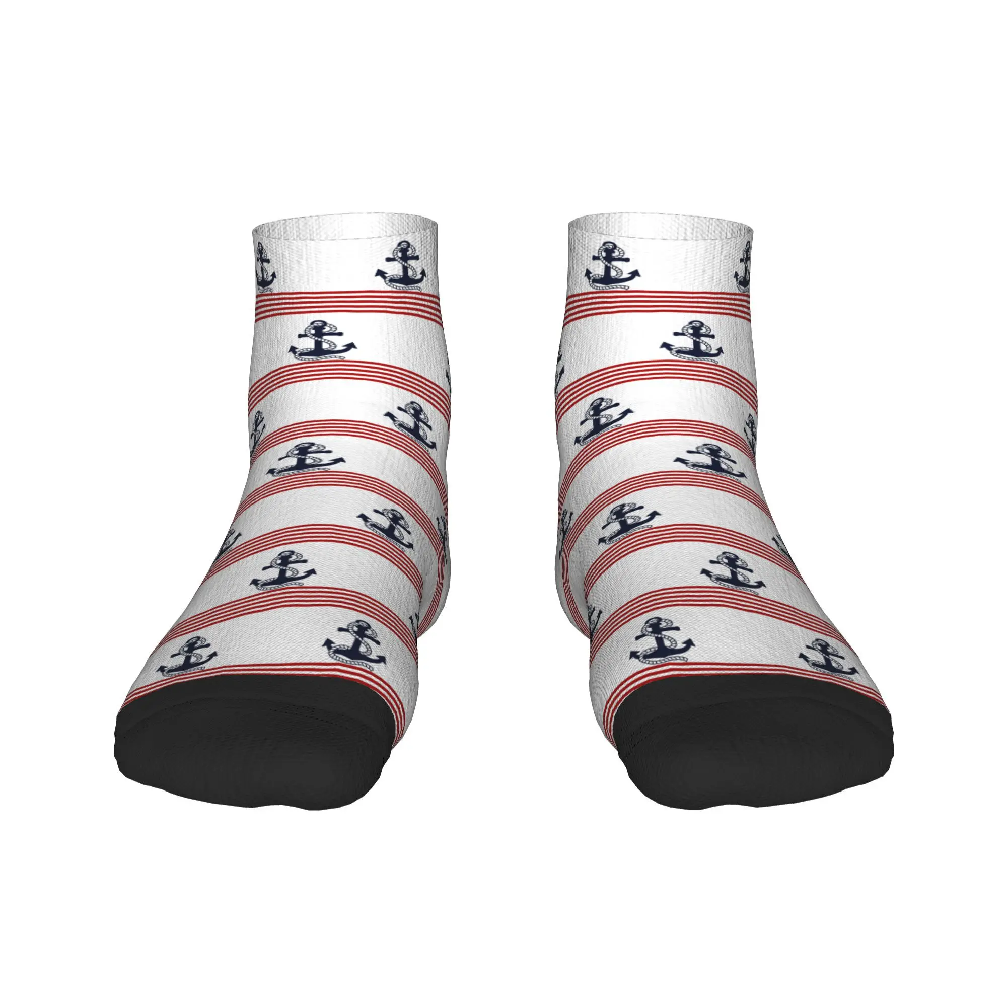 Морские красные и белые полосы с темно-синим якорем Носки Чулки Харадзюку Всесезонные носки Аксессуары для унисекс
Морские красные и белые полосы с темно-синим якорем Носки Чулки Харадзюку Всесезонные носки Аксессуары для унисекс