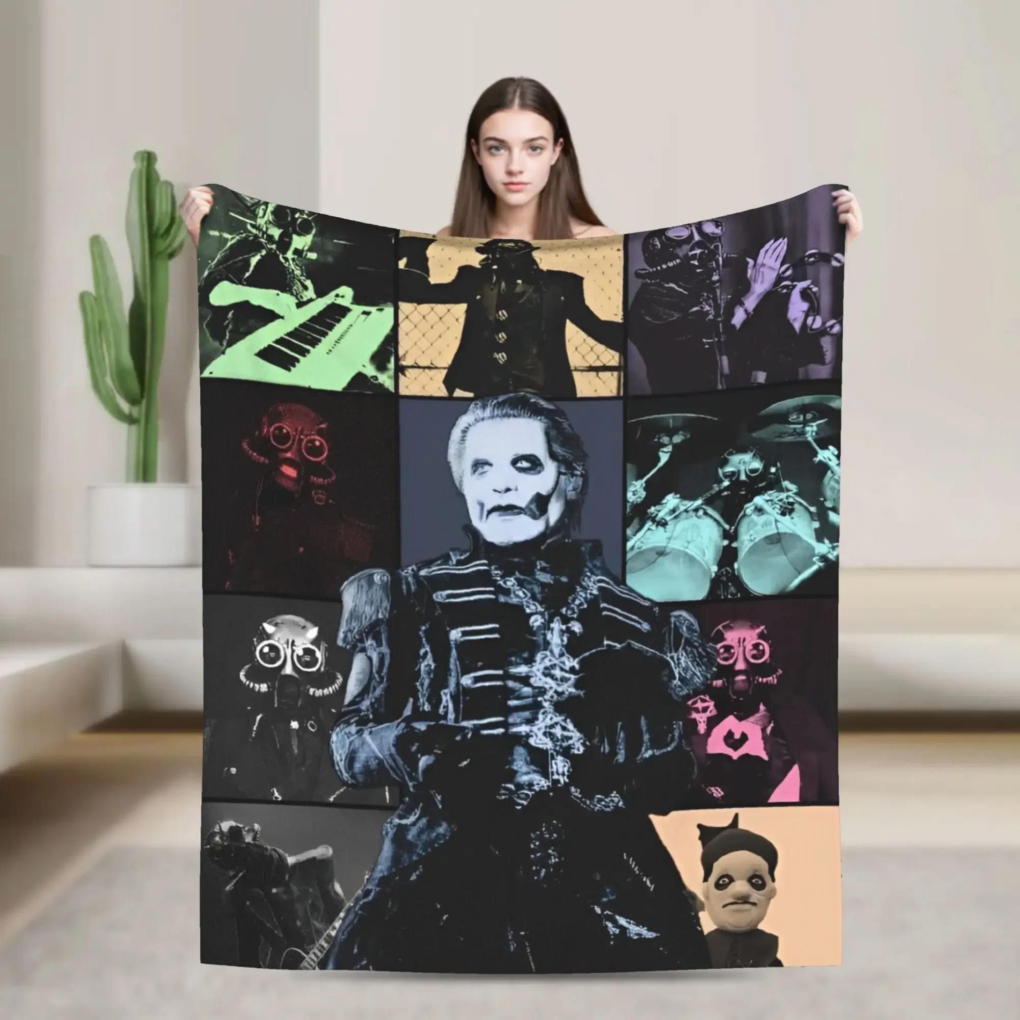 Ghost Band Rock Fleece Blanket Winter Soft Multifunction Throw for Bed Car or Outdoor Use
Ghost Band Rock Fleece Blanket Winter Soft Multifunction Throw for Bed Car or Outdoor Use