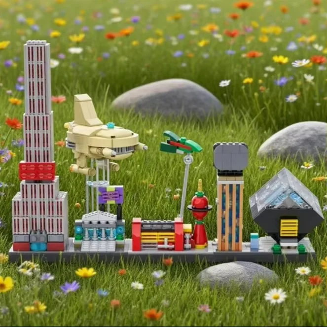 759PCS MOC Creative Expert Futurama Skyline Building Blocks Set City Street View Architecture Model Bricks Puzzle Toys Kid Gifts
759PCS MOC Creative Expert Futurama Skyline Building Blocks Set City Street View Architecture Model Bricks Puzzle Toys Kid Gifts