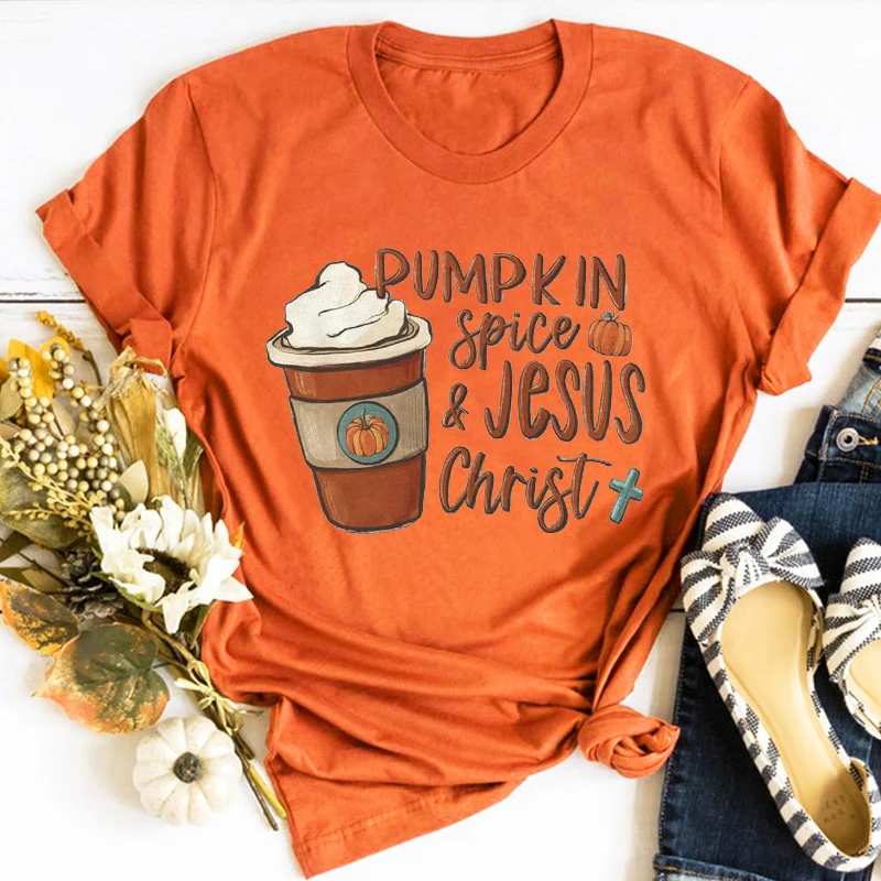 Pumpkin Jesus Christ Shirt Happy Thanksgiving Shirt Cute Pumpkin T-shirt Halloween Women Clothes Vintage Tee m
Pumpkin Jesus Christ Shirt Happy Thanksgiving Shirt Cute Pumpkin T-shirt Halloween Women Clothes Vintage Tee m