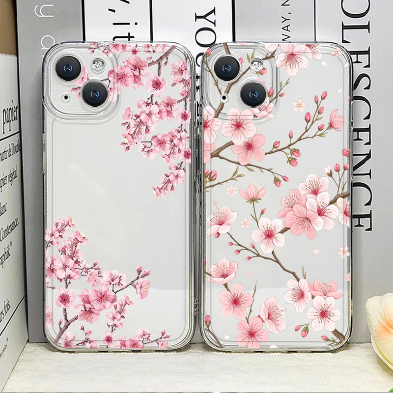 Retro Pink Magnolia Flower Phone Case for iPhone 17 16 15 14 13 12 11 Pro Max Mini XS X XR 8 7Plus Plum Blossom Clear Soft Cover
Retro Pink Magnolia Flower Phone Case for iPhone 17 16 15 14 13 12 11 Pro Max Mini XS X XR 8 7Plus Plum Blossom Clear Soft Cover