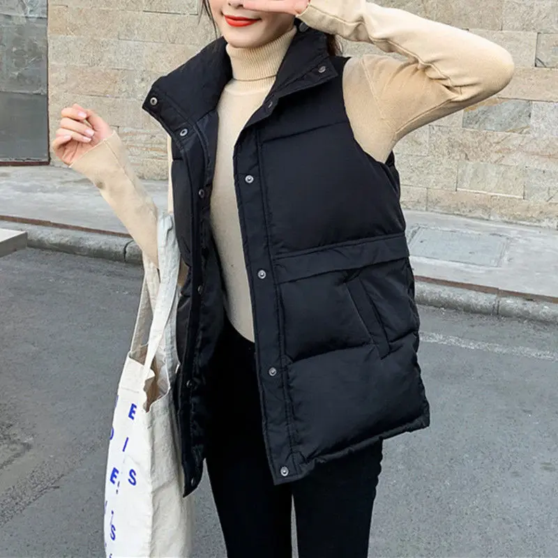 Down Cotton Women's Outer Wear Vest Jacket Women Korean Jacket Vest Autumn Winter Cashmere Sleeveless Women Vests Jackets LT28
Down Cotton Women's Outer Wear Vest Jacket Women Korean Jacket Vest Autumn Winter Cashmere Sleeveless Women Vests Jackets LT28