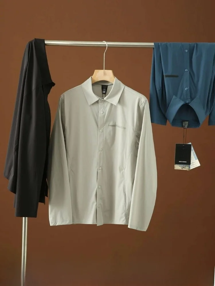 Outdoor Men's Quick Dry Shirt Commute Series Pressed Pocket Tailoring Spring Summer Casual Style Long Sleeve
Outdoor Men's Quick Dry Shirt Commute Series Pressed Pocket Tailoring Spring Summer Casual Style Long Sleeve