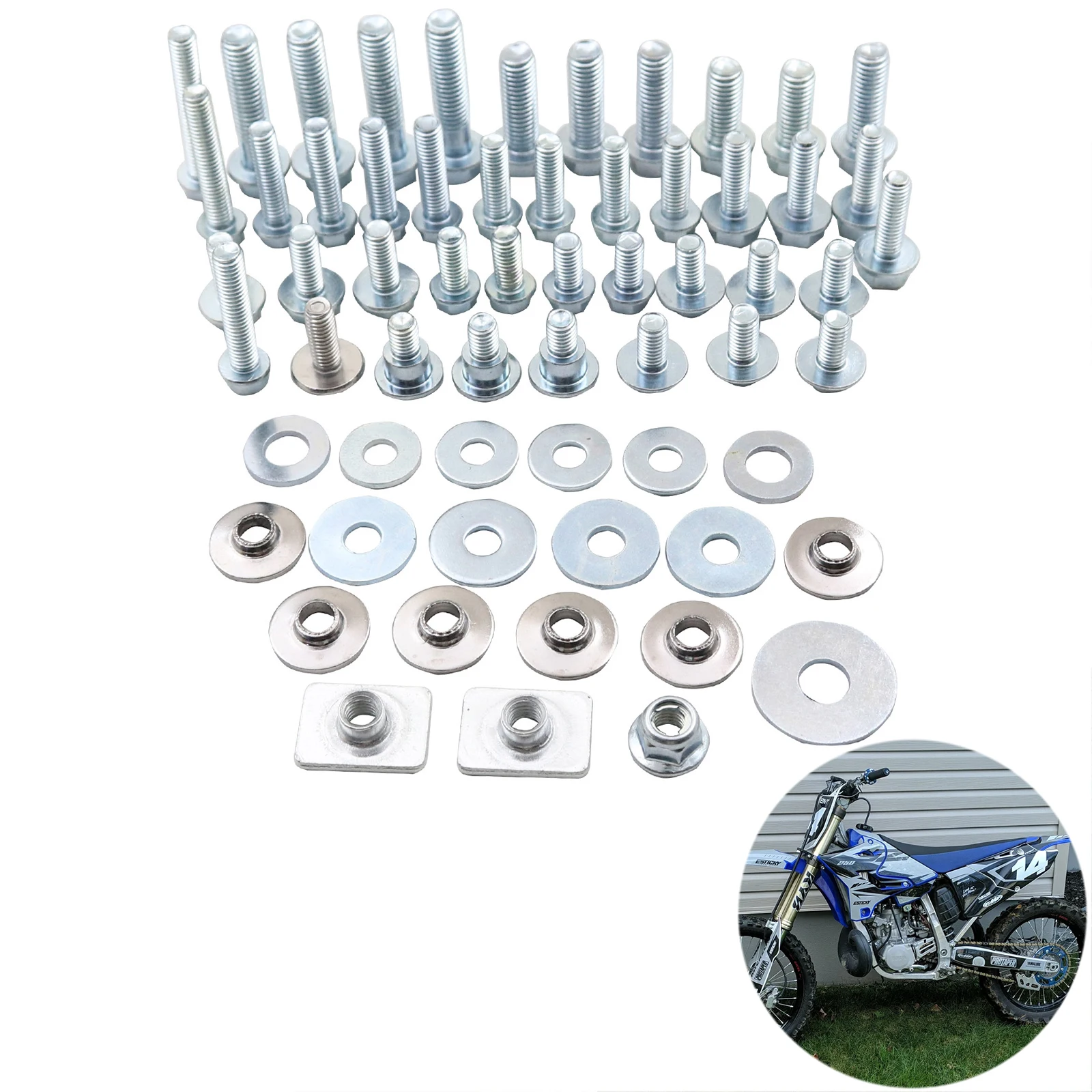 Motorcycle Fairing Fender Screw Bolt Kit Fastener For Yamaha YZ125 YZ250 YZ250F YZ450F YZ250X YZ450X WR250F WR450F 2003-2023 Dir
Motorcycle Fairing Fender Screw Bolt Kit Fastener For Yamaha YZ125 YZ250 YZ250F YZ450F YZ250X YZ450X WR250F WR450F 2003-2023 Dir