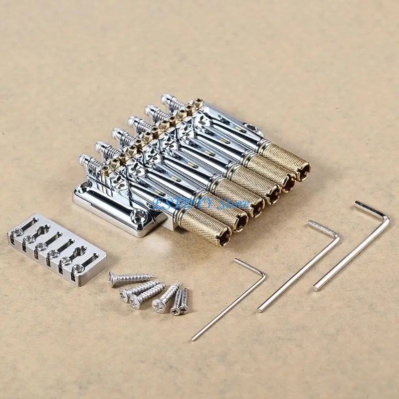 G6DE 6 String Guitar Bridge Replacement Part Set with Tuning Pegs and Wrench
G6DE 6 String Guitar Bridge Replacement Part Set with Tuning Pegs and Wrench