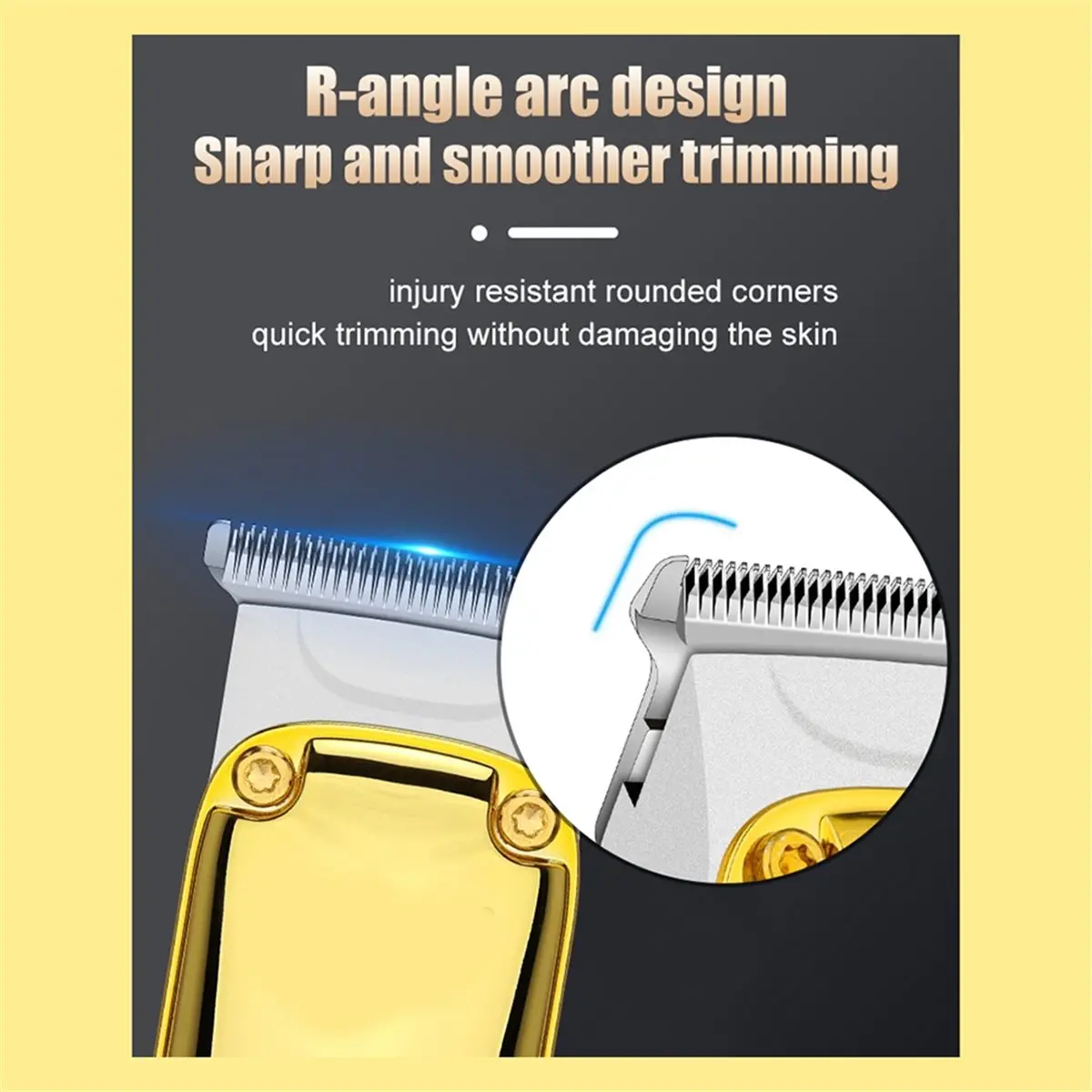 Профессиональная беспроводная машинка для стрижки волос ABPO Golden: перезаряжаемый триммер для мужчин для домашнего использования
Профессиональная беспроводная машинка для стрижки волос ABPO Golden: перезаряжаемый триммер для мужчин для домашнего использования
