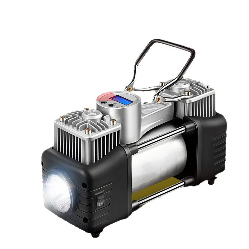 Car air pump Car air pump 12v double cylinder portable car tire high pressure multi-function 
Car air pump Car air pump 12v double cylinder portable car tire high pressure multi-function