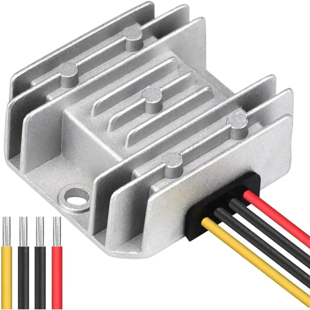 DC 8V-40V to 12V 10A Automatic Buck/Boost Converter Voltage Reducer Waterproof Regulated Power Supply for Golf Cart Club Car
DC 8V-40V to 12V 10A Automatic Buck/Boost Converter Voltage Reducer Waterproof Regulated Power Supply for Golf Cart Club Car