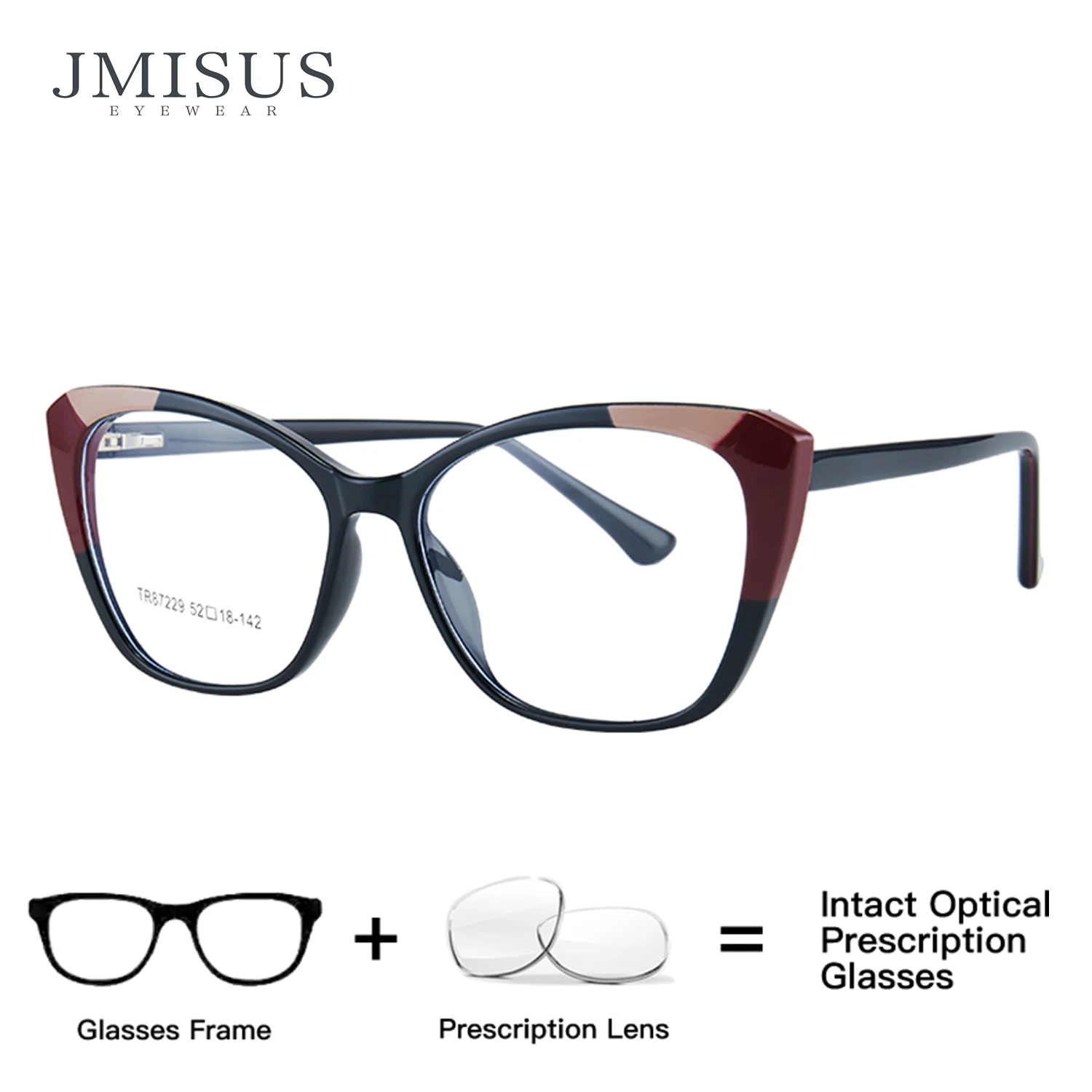 JMISUS Fashion Square Prescription Glasses Anti Blue Light/Photochromic Acetate Myopia Progressive Eyeglasses for Women
JMISUS Fashion Square Prescription Glasses Anti Blue Light/Photochromic Acetate Myopia Progressive Eyeglasses for Women