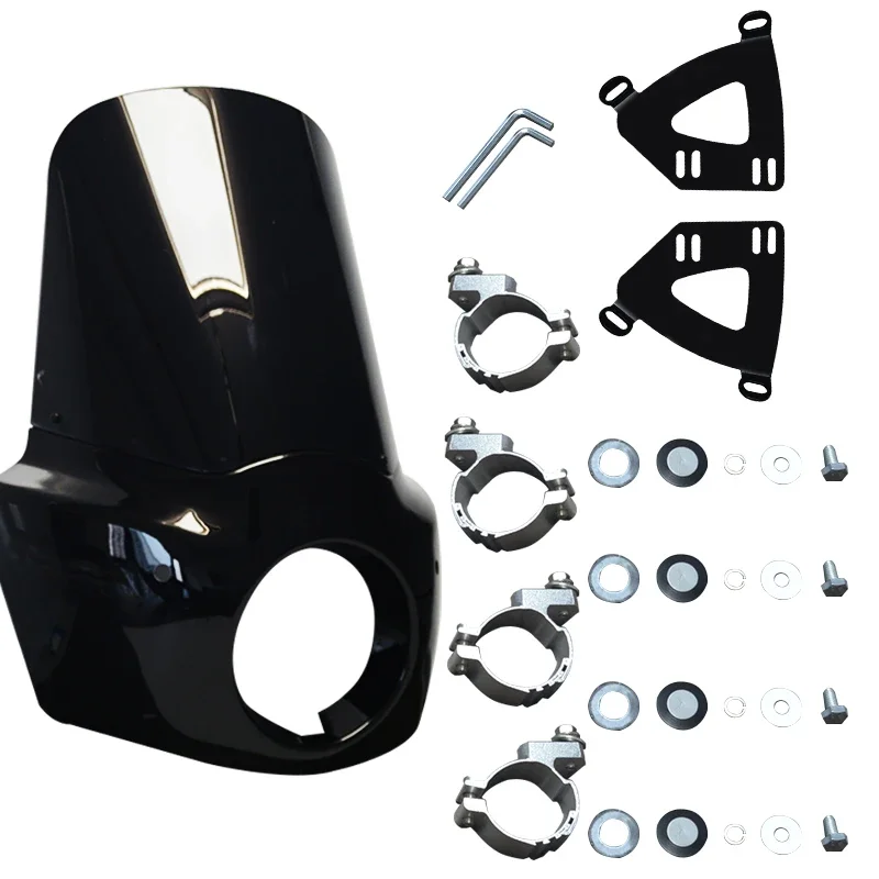 Motorcycle Accessories 15 Inch ABS Plastic Headlamp Headlight Fairing for Harley Sportster 2011-2022
Motorcycle Accessories 15 Inch ABS Plastic Headlamp Headlight Fairing for Harley Sportster 2011-2022