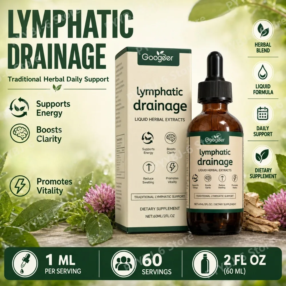 Lymphatic Drainage Liquid Herbal Extracts Supports Energy Clarity Vitality 60ml Dietary Supplement for Adults
Lymphatic Drainage Liquid Herbal Extracts Supports Energy Clarity Vitality 60ml Dietary Supplement for Adults