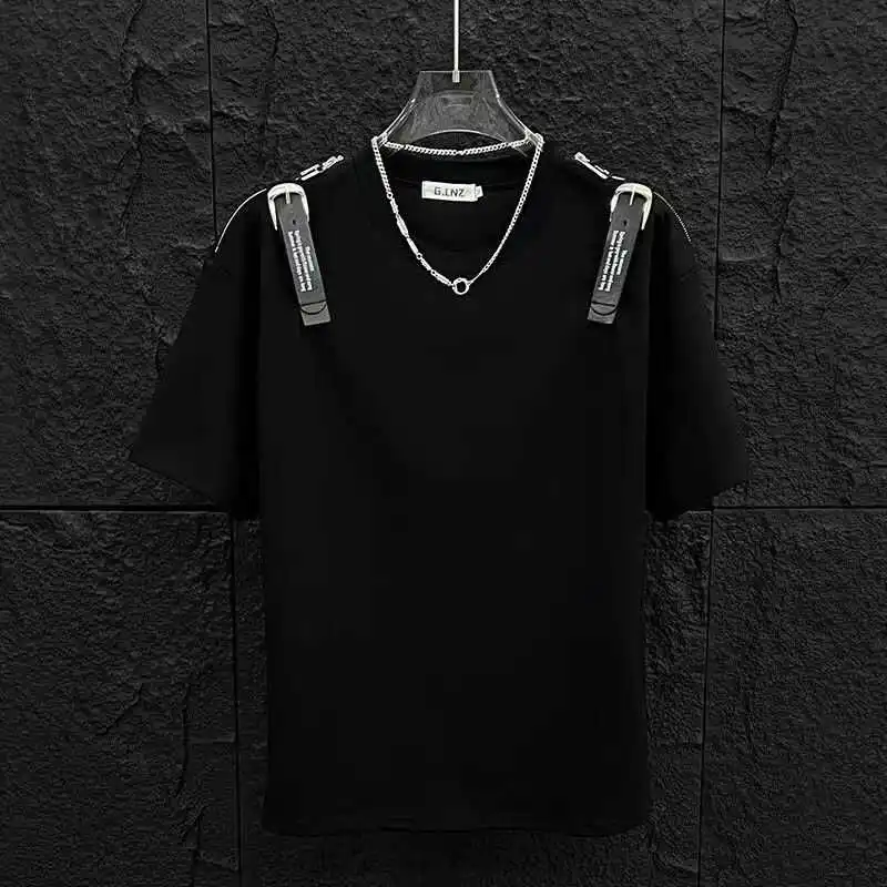 Zipper Decorative Design ort Sve T-irt Men Summer New Loose round Ne Body T-irt Polyester Fiber Youth Daily Wear
Zipper Decorative Design ort Sve T-irt Men Summer New Loose round Ne Body T-irt Polyester Fiber Youth Daily Wear