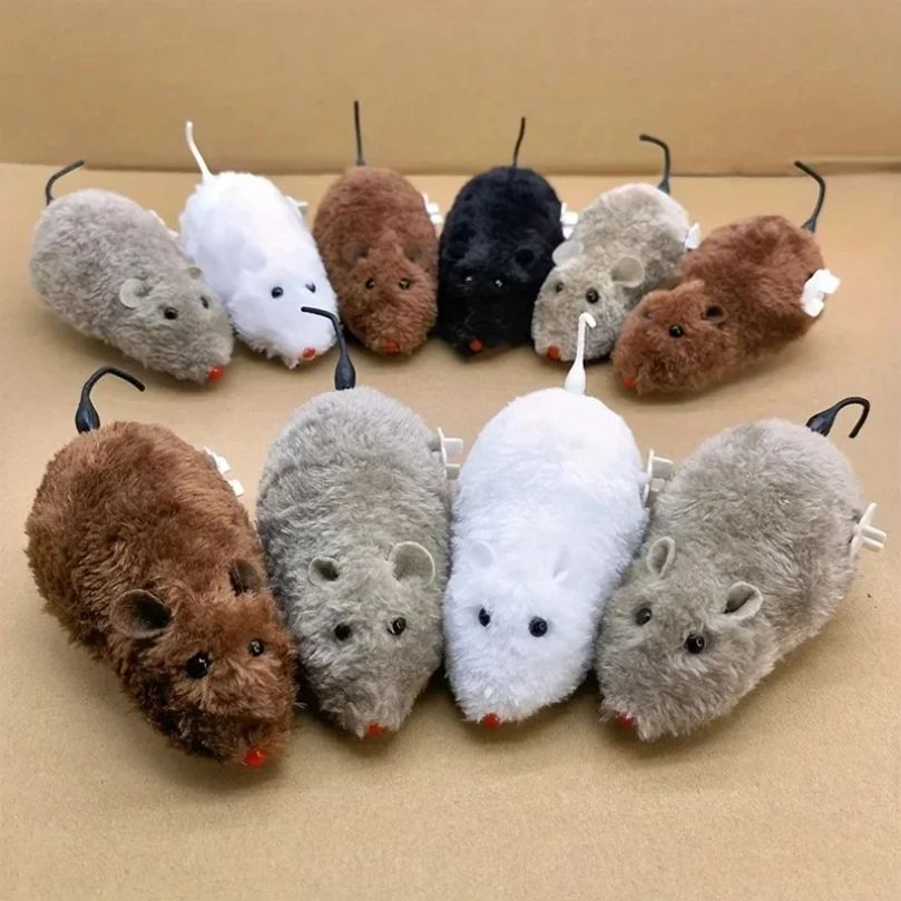 Fun and Interactive Plush Wind-Up Mouse Toy for Cats Dogs and Kids Mechanical Moving Animal Toy for Playtime and Pranks
Fun and Interactive Plush Wind-Up Mouse Toy for Cats Dogs and Kids Mechanical Moving Animal Toy for Playtime and Pranks