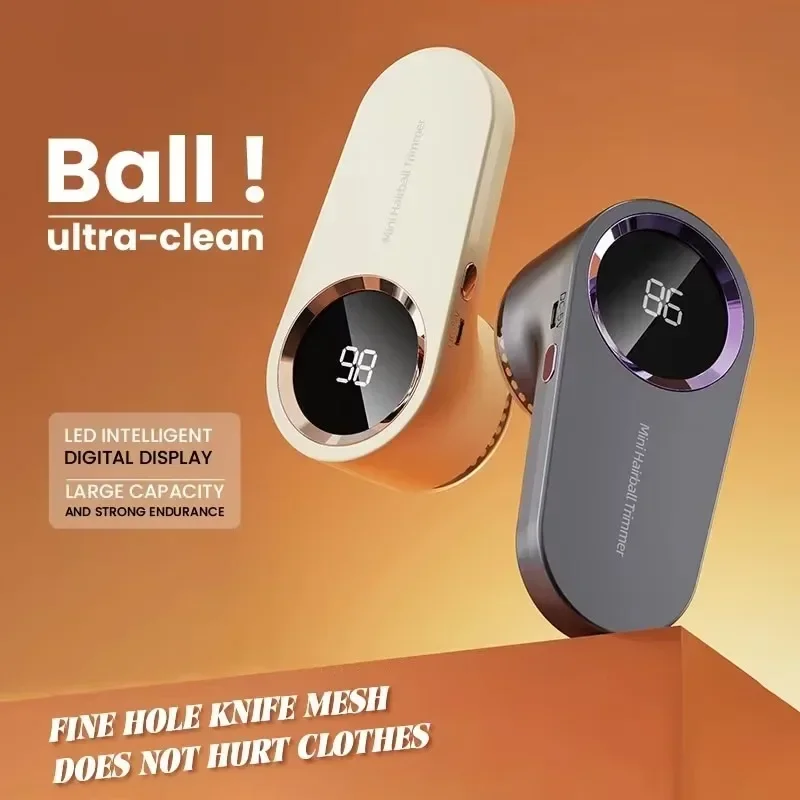 Household Hair Ball Trimmer with LED Display Rechargeable Electric Lint Remover Hairball Fizz Fluffs Clothes Shaving Machine
Household Hair Ball Trimmer with LED Display Rechargeable Electric Lint Remover Hairball Fizz Fluffs Clothes Shaving Machine