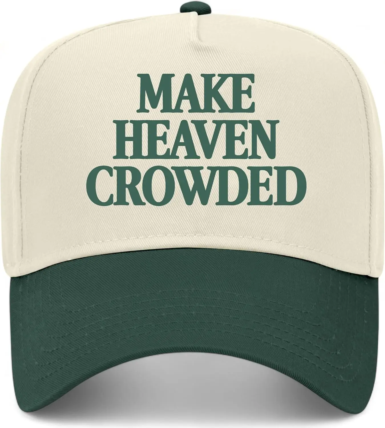Make Heaven Crowded Vintage Trucker Hat | God Jesus | Premium Snapback Baseball Hat for Men & Women
Make Heaven Crowded Vintage Trucker Hat | God Jesus | Premium Snapback Baseball Hat for Men & Women