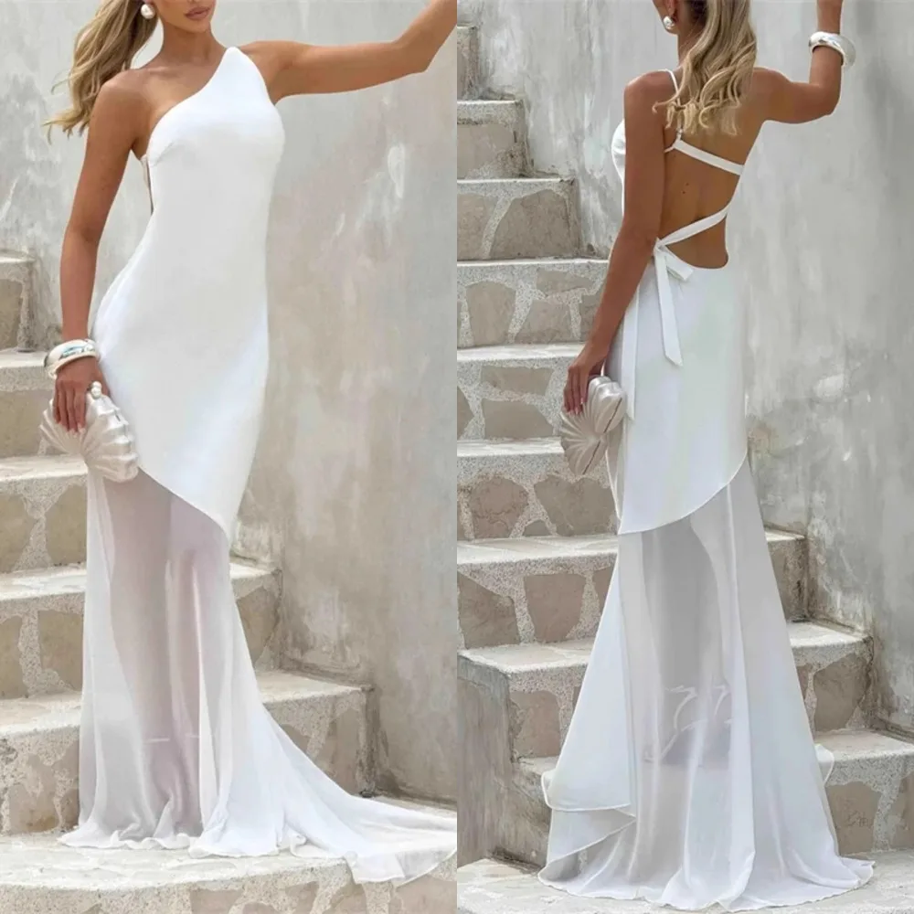 Сексуальное платье макси на одно плечо с открытой спиной, женское платье, модное лоскутное облегающее платье без рукавов, клубное вечернее длинное платье, элегантное
Сексуальное платье макси на одно плечо с открытой спиной, женское платье, модное лоскутное облегающее платье без рукавов, клубное вечернее длинное платье, элегантное