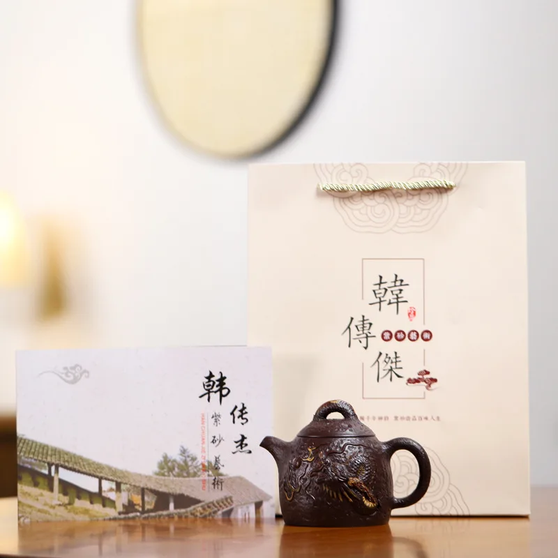 Handmade Yixing Ore Purple Clay Teapot Qin Quan Traditional Relief Tea Set 290c
Handmade Yixing Ore Purple Clay Teapot Qin Quan Traditional Relief Tea Set 290c