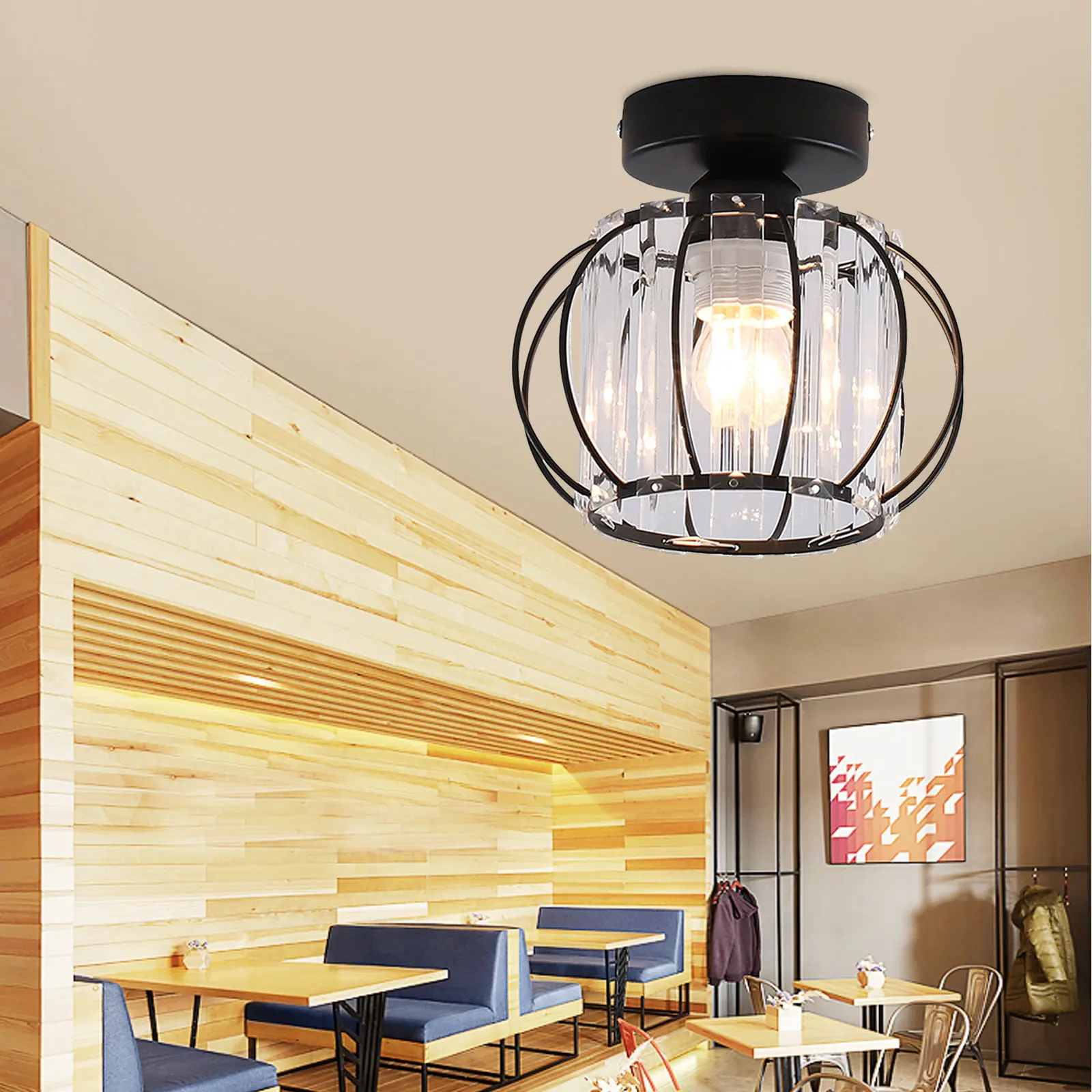 20W Modern Crystal Chandelier LED Ceiling Light Fixture Pendant Lamp Flush Mount For Bedroom, Dining Room or Living Room Black
20W Modern Crystal Chandelier LED Ceiling Light Fixture Pendant Lamp Flush Mount For Bedroom, Dining Room or Living Room Black
