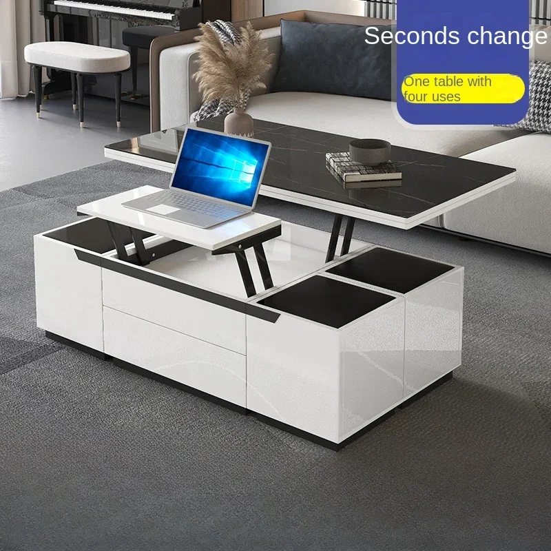 MJY multifunctional coffee table dining table dual-purpose lifting folding living room tempered glass coffee table
MJY multifunctional coffee table dining table dual-purpose lifting folding living room tempered glass coffee table