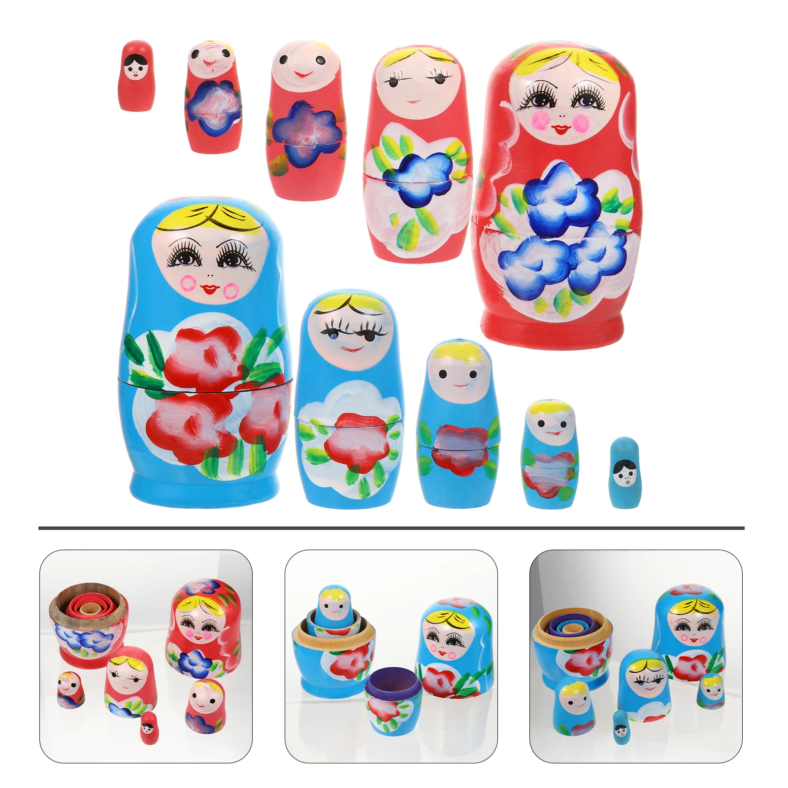 2 Sets Wooden Educational Toys Nesting Early Learning Toy Toys Home Decor Educational Learning Gifts
2 Sets Wooden Educational Toys Nesting Early Learning Toy Toys Home Decor Educational Learning Gifts