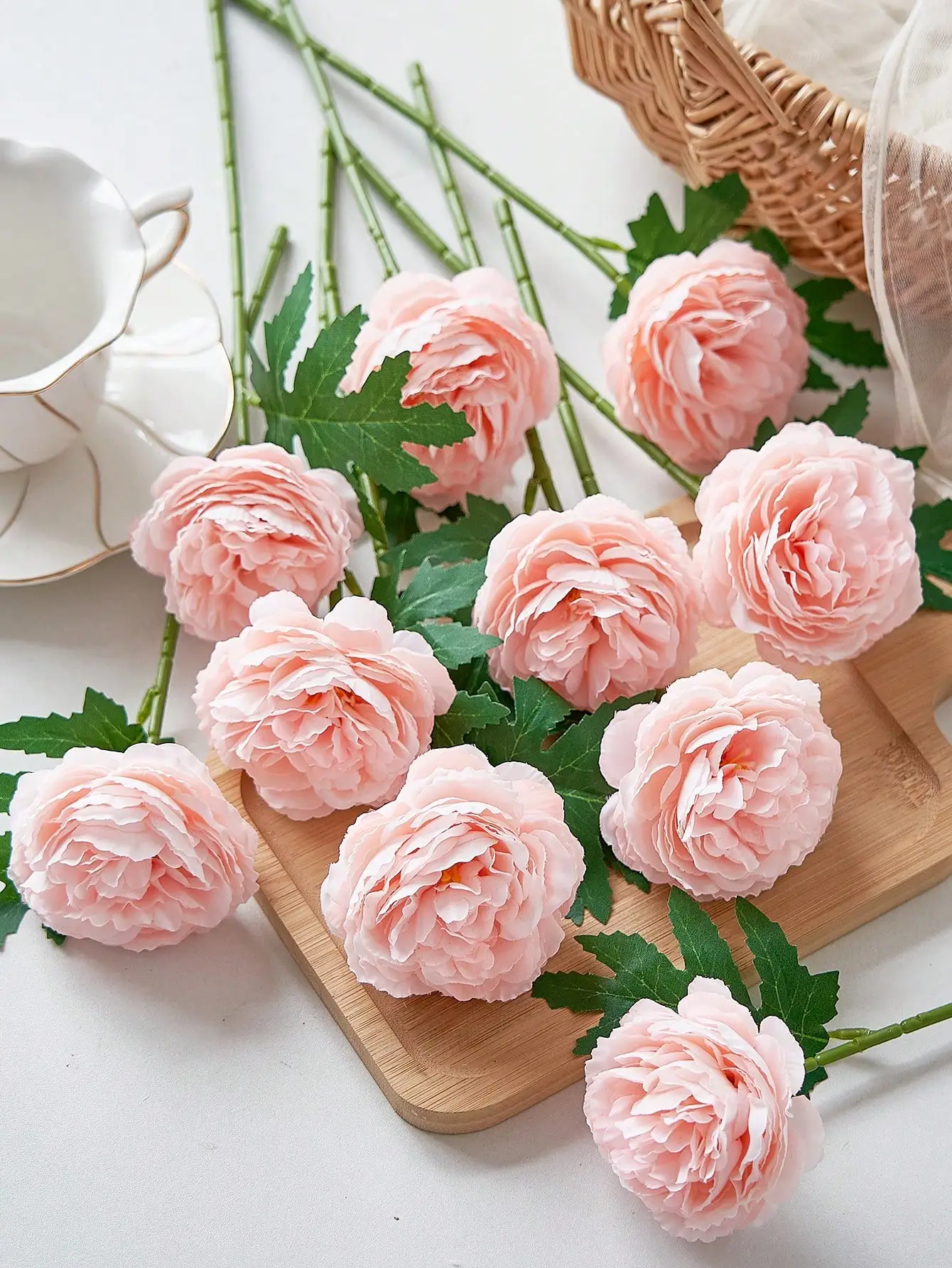 12/20pcs Artificial Peony Flowers Fake Peony Stems Faux Peony Flowers Bulk Realistic Peonies Flower Arrangement For Wedding Decoration Party Home Table Centerpieces Decor
12/20pcs Artificial Peony Flowers Fake Peony Stems Faux Peony Flowers Bulk Realistic Peonies Flower Arrangement For Wedding Decoration Party Home Table Centerpieces Decor