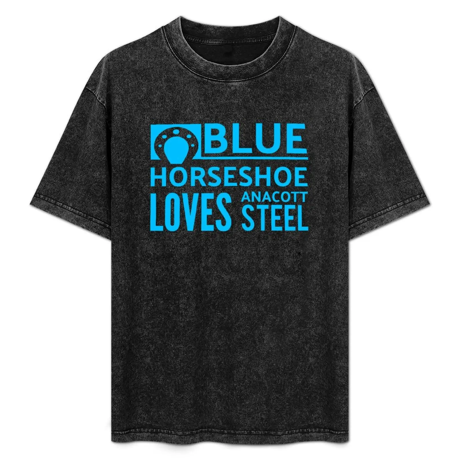 Blue Horseshoe Loves Anacott Steel T-Shirt graphic tee shirt anime clothes Funny t-shirt customs design your own outfits for men
Blue Horseshoe Loves Anacott Steel T-Shirt graphic tee shirt anime clothes Funny t-shirt customs design your own outfits for men