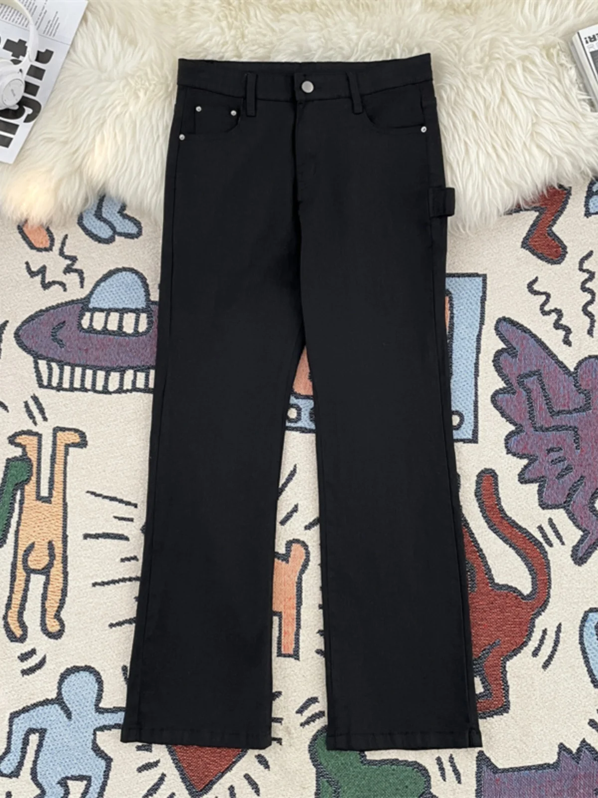Bla Bell Bot Jeans Men's Spring Autumn Trendy Cleanfit Straight American High Street Casual Long Pants Loose Fit Jeans
Bla Bell Bot Jeans Men's Spring Autumn Trendy Cleanfit Straight American High Street Casual Long Pants Loose Fit Jeans