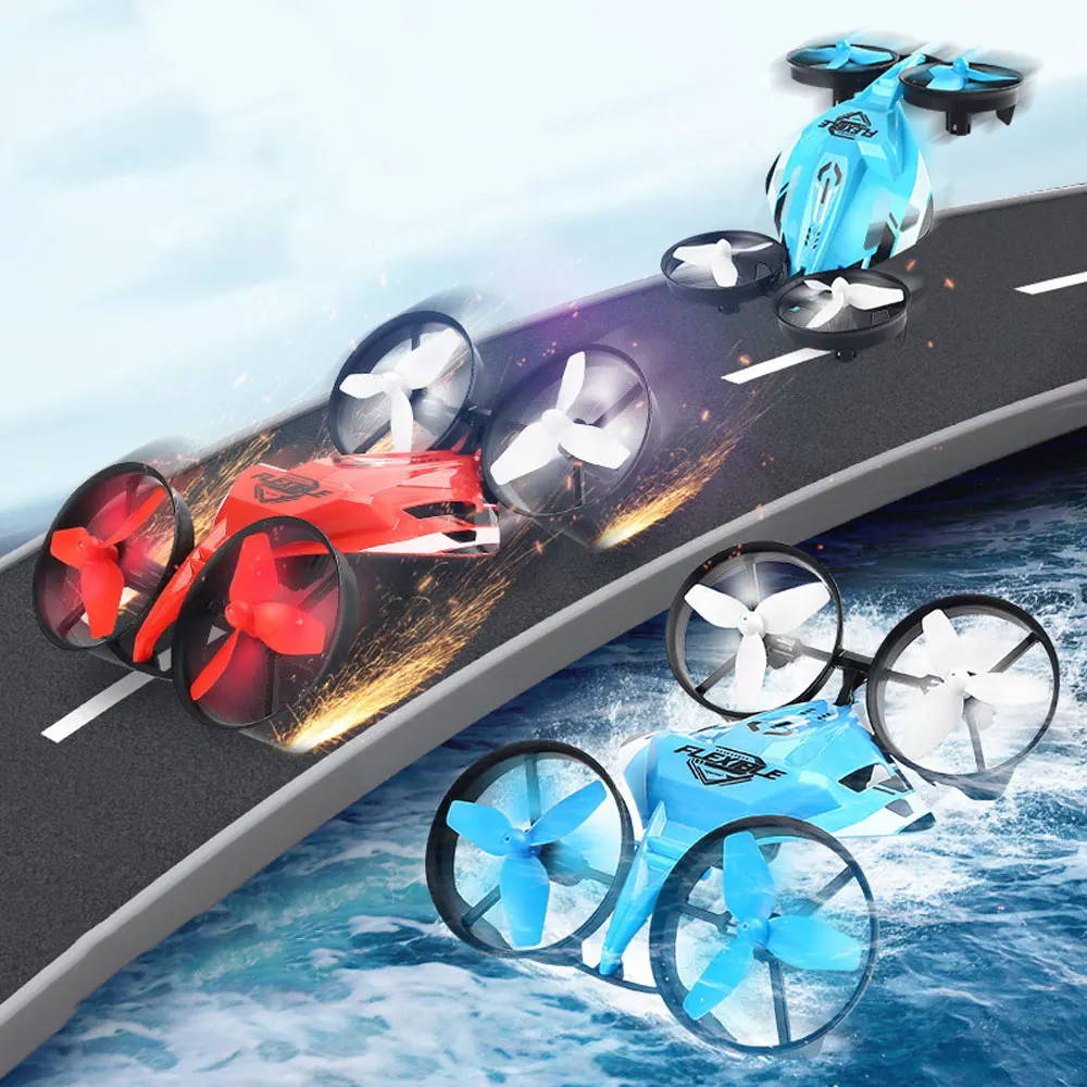 Квадрокоптер 3 в 1, модель самолета Sea and Air Land Drone, электрический пульт дистанционного управления, летный автомобиль, игрушка, детские рождественские подарки VG155
Квадрокоптер 3 в 1, модель самолета Sea and Air Land Drone, электрический пульт дистанционного управления, летный автомобиль, игрушка, детские рождественские подарки VG155