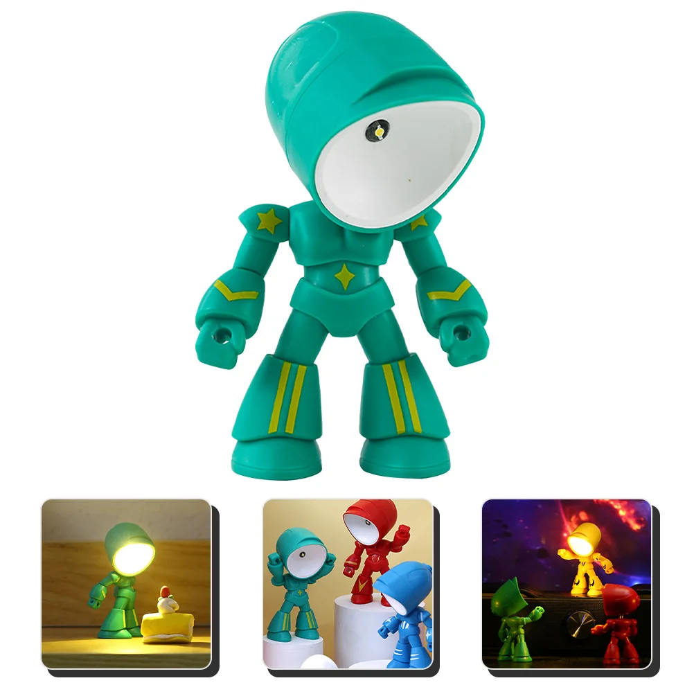 Robot Table Lamp Small Desk Night Light Kids Bedroom Study Students LED Warm Portable Decorative Lighting Creative
Robot Table Lamp Small Desk Night Light Kids Bedroom Study Students LED Warm Portable Decorative Lighting Creative