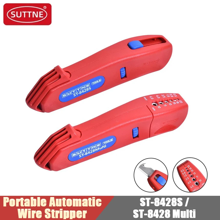 SUTTNE ST-8428S/ST-8428 Многофункциональный автоматический инструмент для зачистки проводов Портативный регулируемый очиститель для электрика Многофункциональные инструменты
SUTTNE ST-8428S/ST-8428 Многофункциональный автоматический инструмент для зачистки проводов Портативный регулируемый очиститель для электрика Многофункциональные инструменты