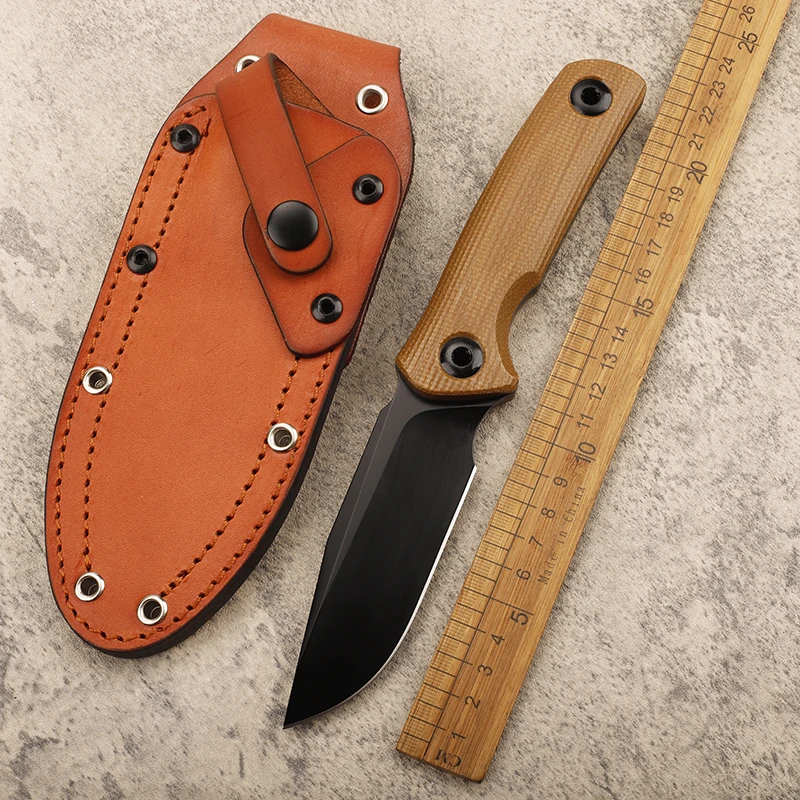 New DC53 blade linen handle tactical fixed blade outdoor survival cutting hunting EDC cutting tool knife
New DC53 blade linen handle tactical fixed blade outdoor survival cutting hunting EDC cutting tool knife