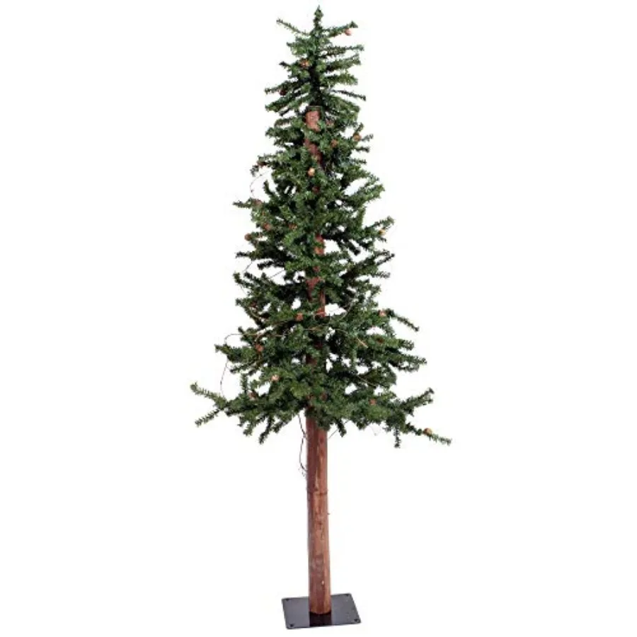 6' Alpine Artificial Christmas Tree, Unlit - Faux Christmas Tree - Seasonal Indoor Home Decor - Tree with Cones - Faux Small Tr
6' Alpine Artificial Christmas Tree, Unlit - Faux Christmas Tree - Seasonal Indoor Home Decor - Tree with Cones - Faux Small Tr