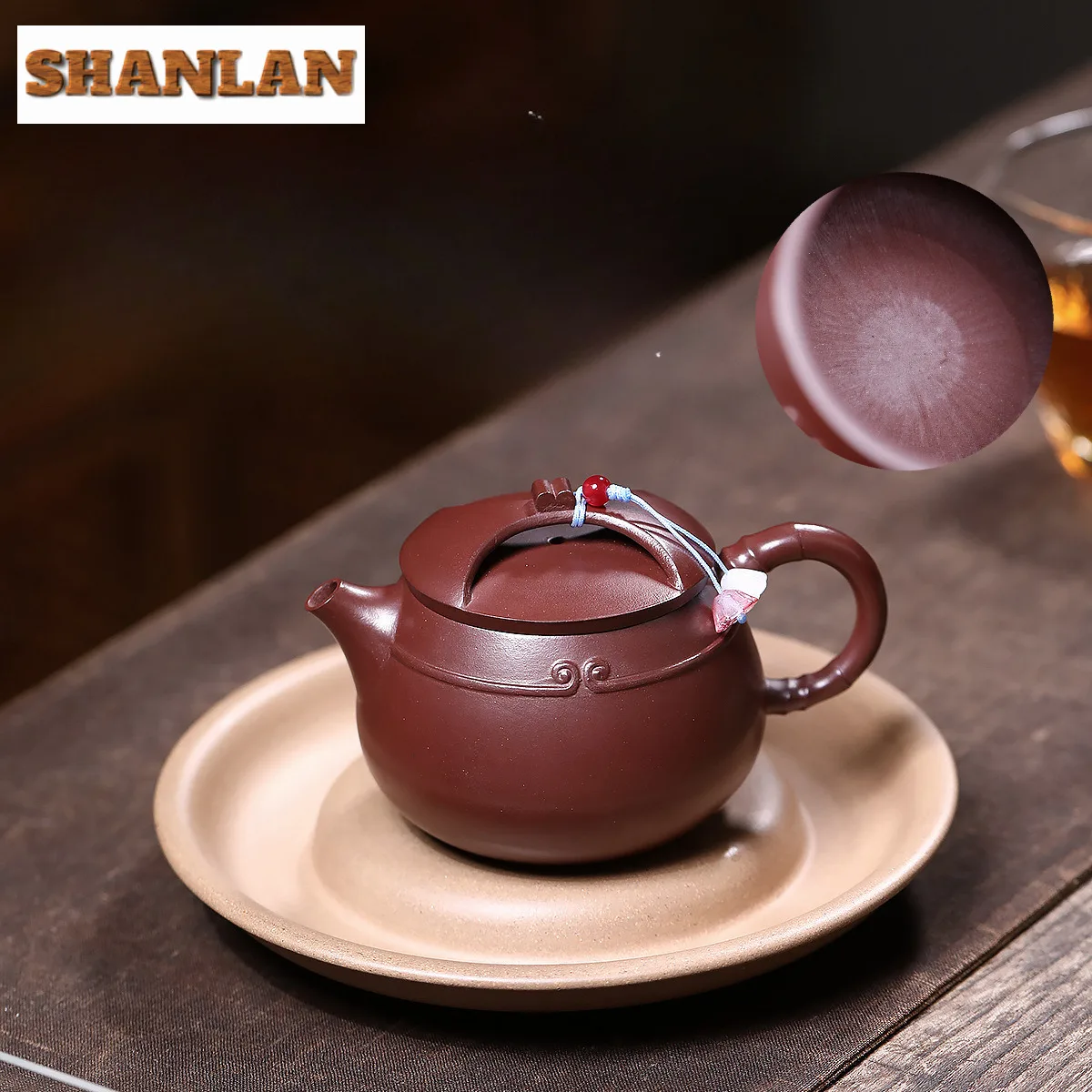 180ml Classic Yixing Purple Clay Teapots Handmade Ruyi Pot Raw Ore Purple Mud Kettle Zisha Tea Set Tea Ceremony Collection Gift
180ml Classic Yixing Purple Clay Teapots Handmade Ruyi Pot Raw Ore Purple Mud Kettle Zisha Tea Set Tea Ceremony Collection Gift