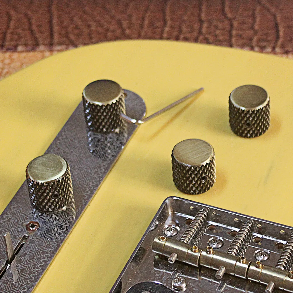 4pcs Aluminum Alloy Knobs Metal Volume Tone Control Guitar Bass Durable Easy Install Replacement Accessories Electric
4pcs Aluminum Alloy Knobs Metal Volume Tone Control Guitar Bass Durable Easy Install Replacement Accessories Electric