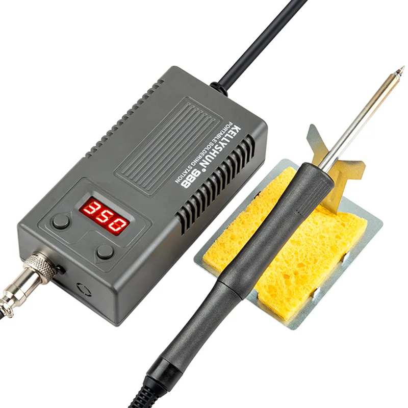 Portable 75W T12 Digital Soldering Iron Station Mini Lug-in Iron Handle Fast Heating LED Display Welding Tools-220V Voltage
Portable 75W T12 Digital Soldering Iron Station Mini Lug-in Iron Handle Fast Heating LED Display Welding Tools-220V Voltage