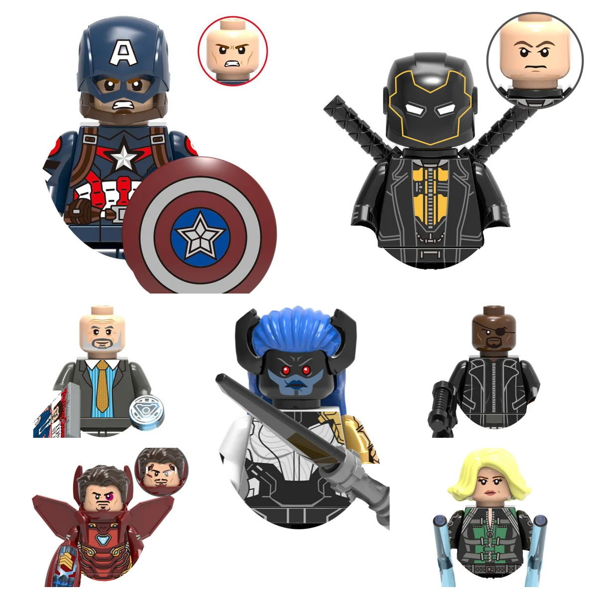 Hot toys New Bricks Toys Marvel Avengers Superheroes Mini action figures Children's building blocks Toy party gifts
Hot toys New Bricks Toys Marvel Avengers Superheroes Mini action figures Children's building blocks Toy party gifts