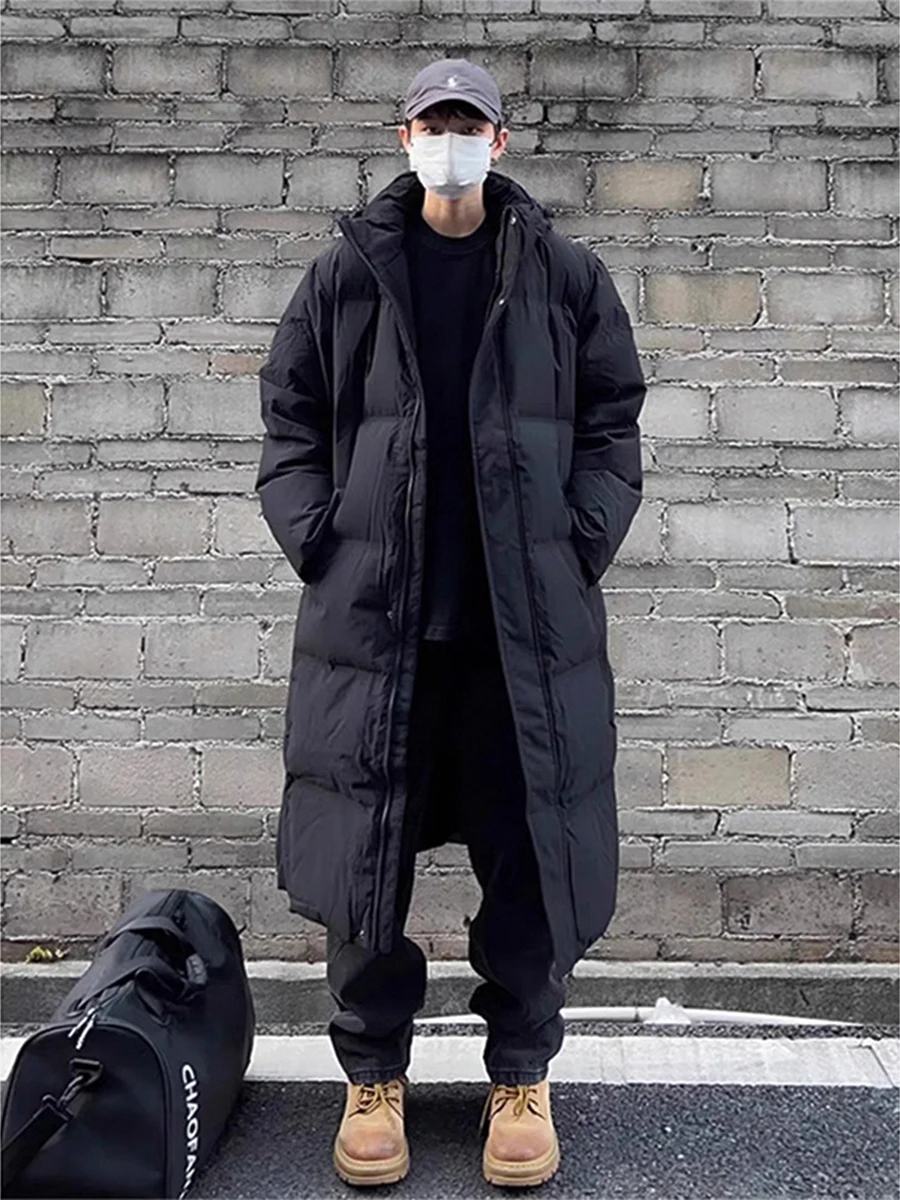 Bla Mid-Length down Jaet Men's Winter Thiened Hooded Knee-Length Outerwear Northeast Cold-Resistant Coat Youth Faion
Bla Mid-Length down Jaet Men's Winter Thiened Hooded Knee-Length Outerwear Northeast Cold-Resistant Coat Youth Faion